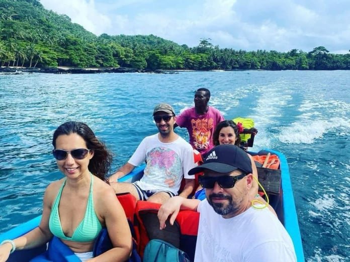 rota sul ilheu das rolas sao tome